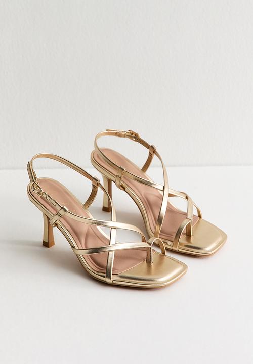 New Look - Solder strap heel - gold