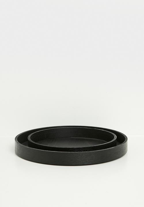 H&S - Nest Tray Set - Black
