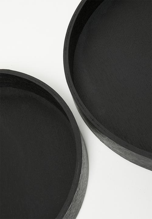 H&S - Nest Tray Set - Black