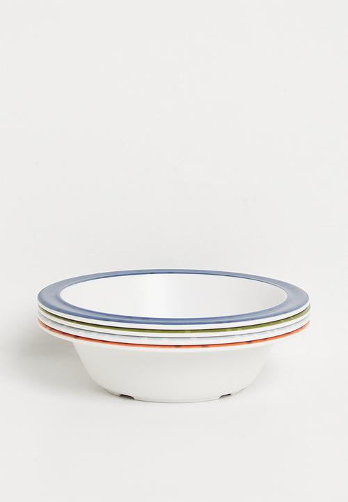 H&S - Safari Bowl Set Of 4 - multi