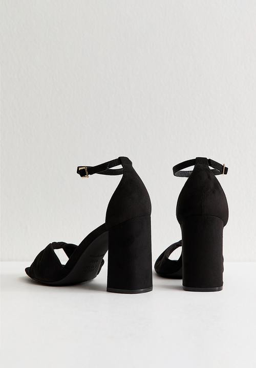 New Look - Winding twist vamp heel - black