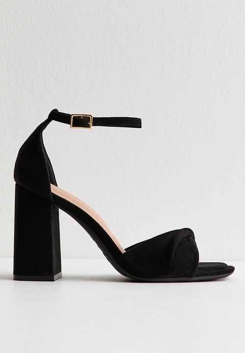New Look - Winding twist vamp heel - black