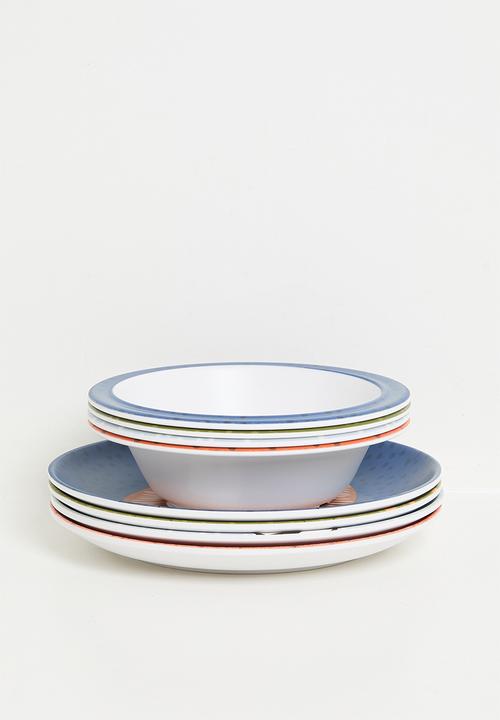 H&S - Safari Plate Set Of 4 - multi