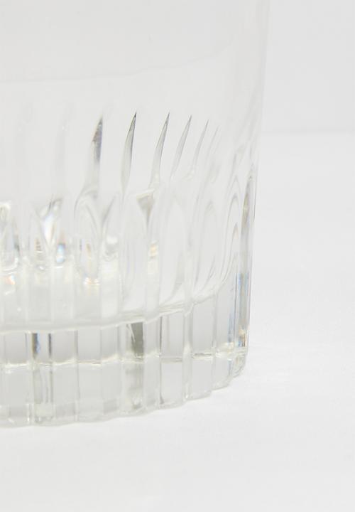 Excellent Houseware - Dip whiskey glasses set of 4 - Clear