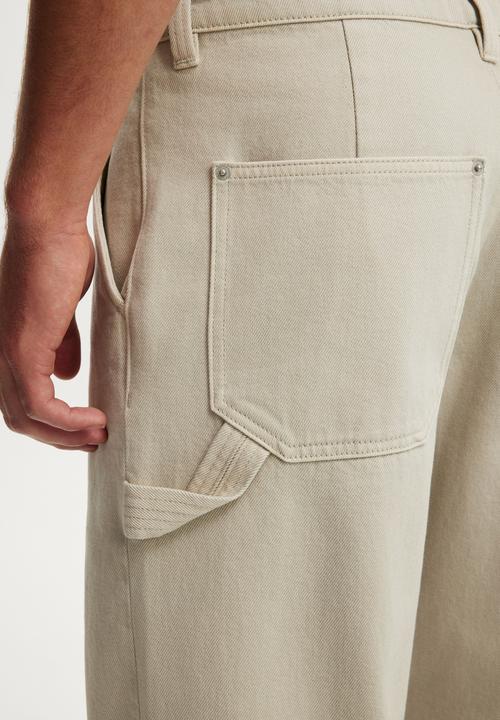Cotton On - Baggy Worker Pant - Stone