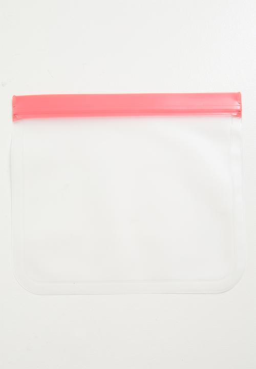 Excellent Houseware - Ziplock bag medium set of 3 - Clear