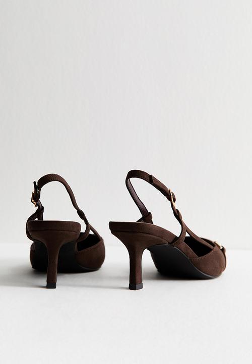 New Look - Trot slingback - dark brown