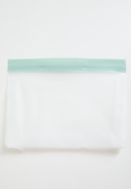 Excellent Houseware - Ziplock bag small set of 2 - Clear
