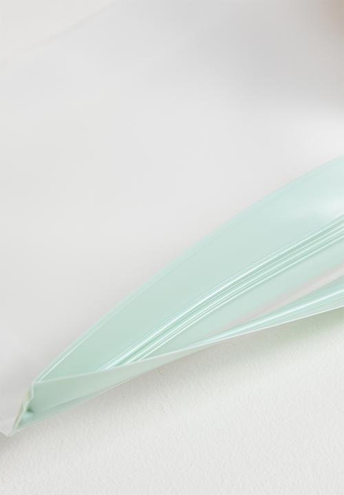 Excellent Houseware - Ziplock bag small set of 2 - Clear