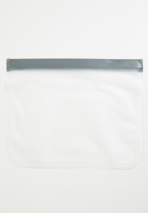 Excellent Houseware - Ziplock bag large set of 2 - Clear