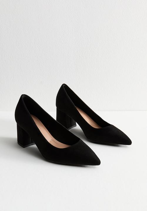 New Look - Rally block heel - black