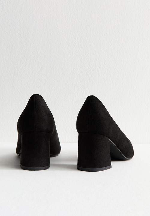 New Look - Rally block heel - black