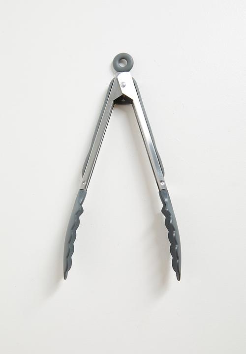 Excellent Houseware - Grip tongs - Grey