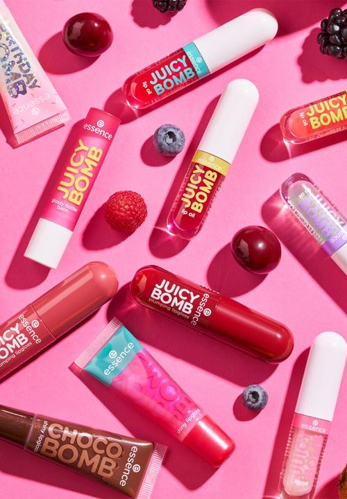essence - JUICY BOMB Plumping Lip Gloss - 02 Sour Cherry