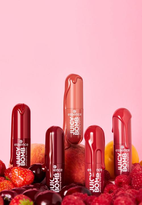 essence - JUICY BOMB Plumping Lip Gloss - 05 Soft Apricot