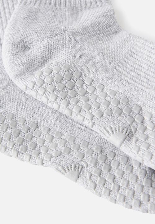 Cotton On - Performance studio crew sock - new grey marle