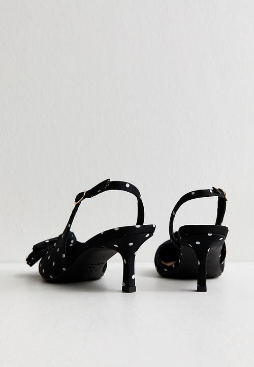 New Look - Spot slingback - black