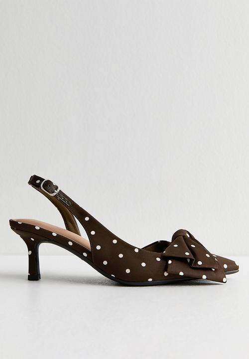 New Look - Spot slingback - brown