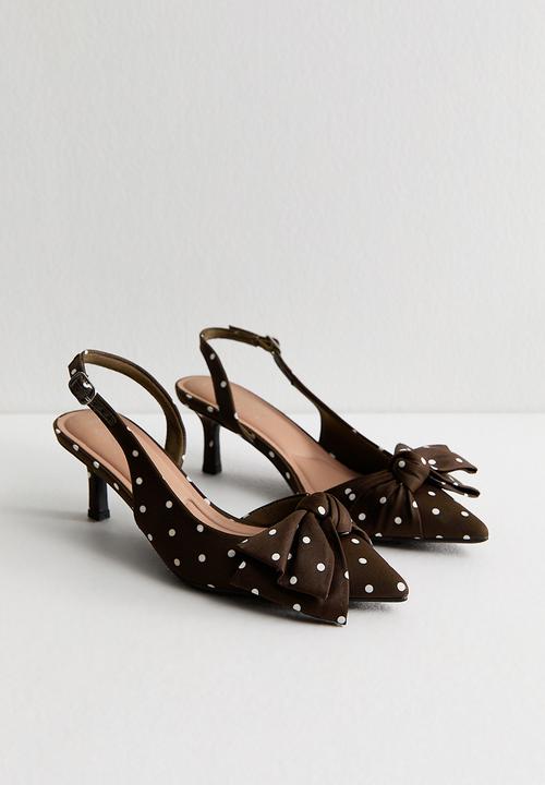 New Look - Spot slingback - brown