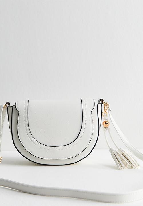 New Look - Sian Top Handle Saddle Bag - White