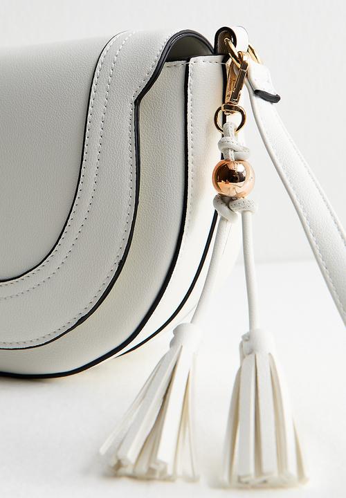 New Look - Sian Top Handle Saddle Bag - White