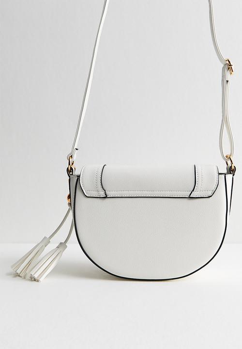 New Look - Sian Top Handle Saddle Bag - White