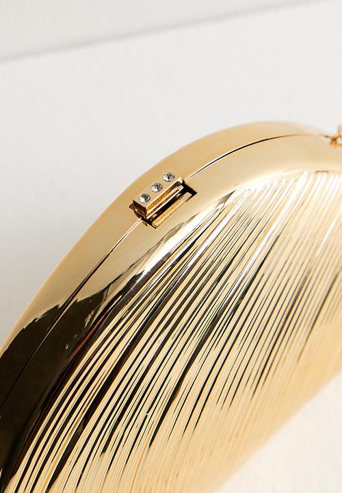 New Look - Clam Shell Box Clutch Bag - Gold