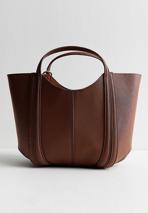 New Look - Piper Scoop Mini Tote Bag - Brown