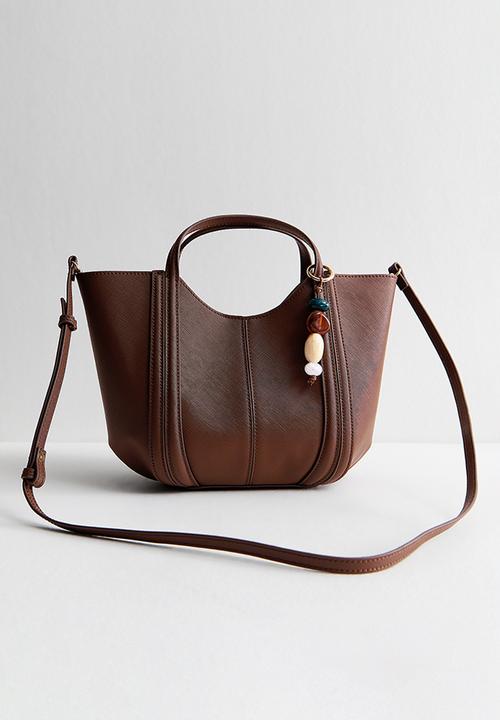 New Look - Piper Scoop Mini Tote Bag - Brown