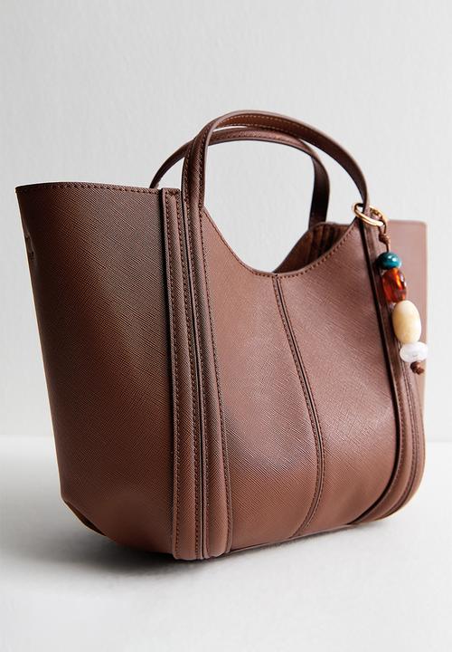 New Look - Piper Scoop Mini Tote Bag - Brown