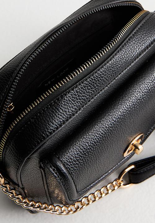 New Look - Piped Brandi Crossbody Bag - Black