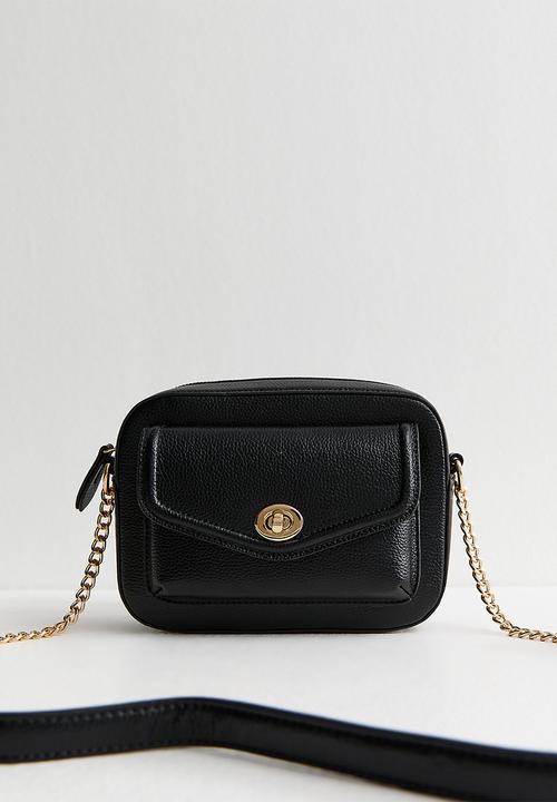 New Look - Piped Brandi Crossbody Bag - Black
