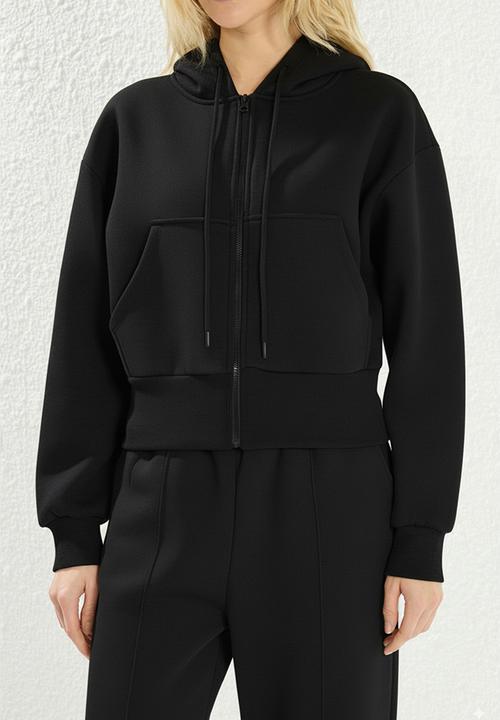 Trendyol - 3-Piece Knitted Tracksuit Set - Black