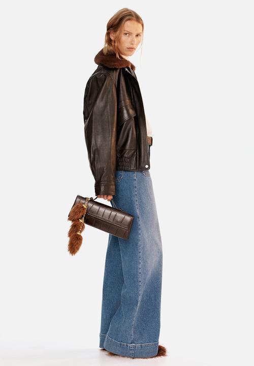 H&M - Wide high jeans - denim blue