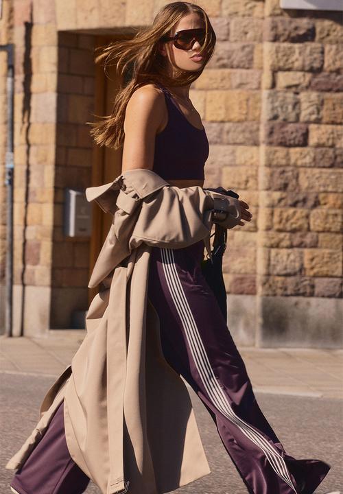 Track pants - aubergine purple - 1309691002