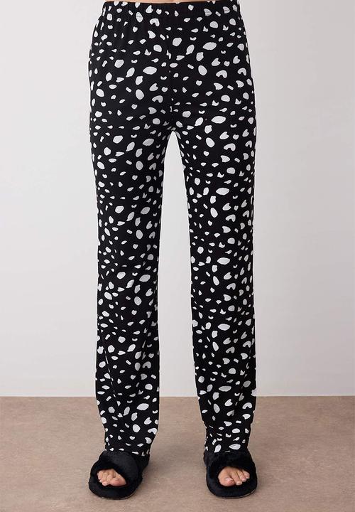 Trendyol - Pajamas Set Shirt and Pants  - Black