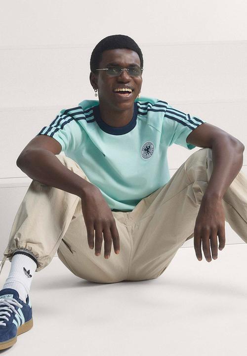adidas Originals - DFB German Originals Tee - Semi Flash Aqua