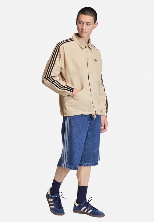adidas Originals - 3-Stripes Coach Jacket - Beige