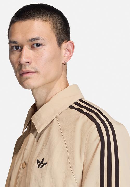 adidas Originals - 3-Stripes Coach Jacket - Beige
