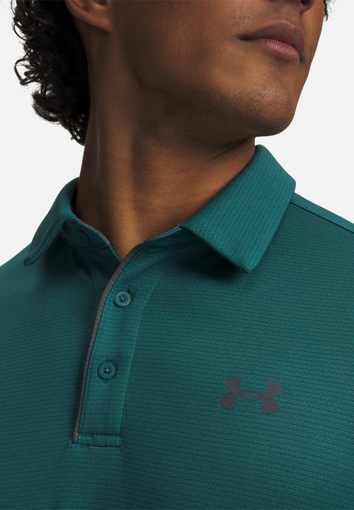 Under Armour - UA Tech Polo - Rack Green & grey