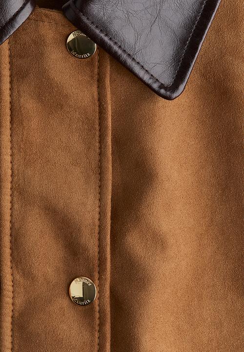 H&M - Oversized jacket - dark beige