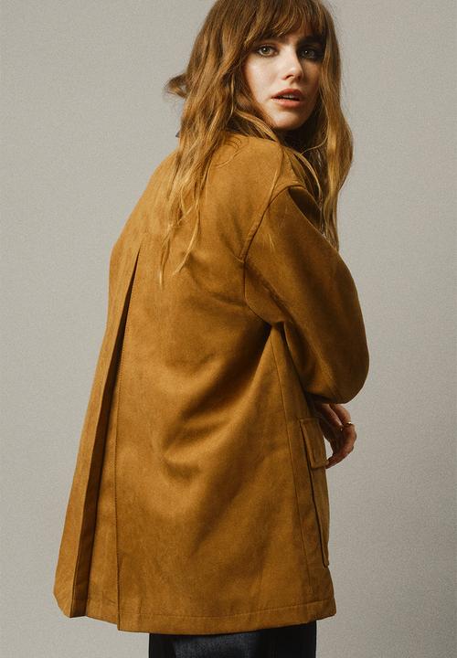 H&M - Oversized jacket - dark beige