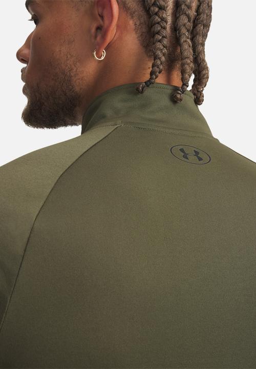 Under Armour - UA Tech 2.0 1/2 Zip - Marine OD Green & Black