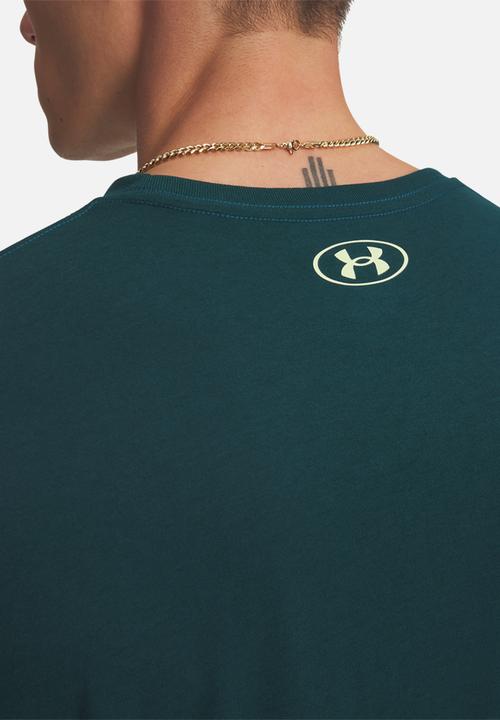 Under Armour - UA Varsity Crest Short Sleeve - Arden green & castlerock