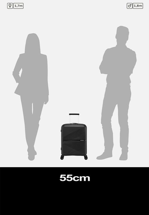 American Tourister - AT AIRCONIC SPINNER 55CM TSA - ONYX BLACK