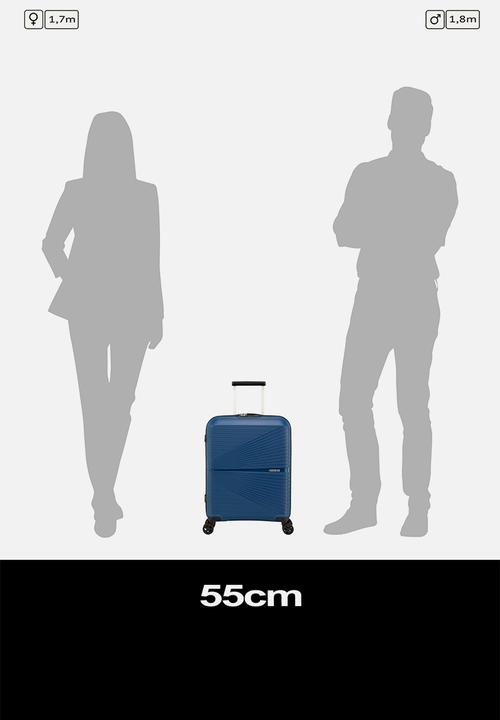 American Tourister - AT AIRCONIC SPINNER 55CM TSA - MIDN.NAVY