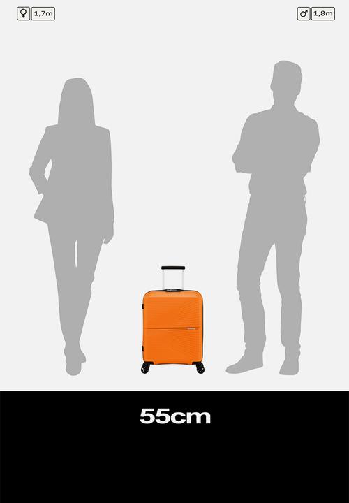 American Tourister - AT AIRCONIC SPINNER 55CM TSA - MANGO ORANGE
