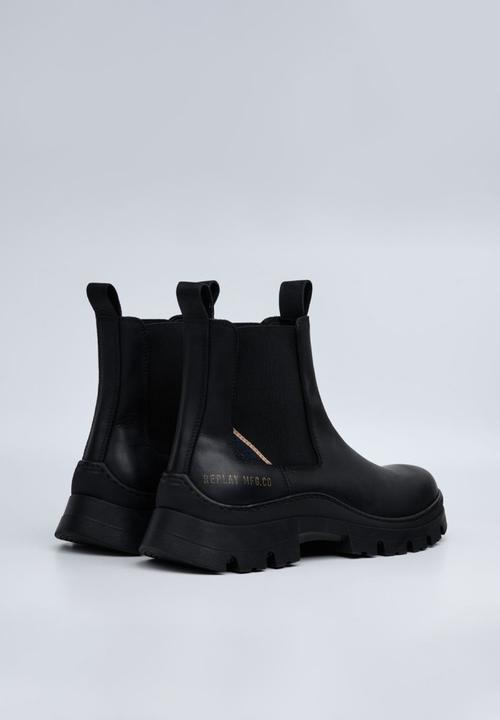 Replay - Saturn Crazy - Black leather