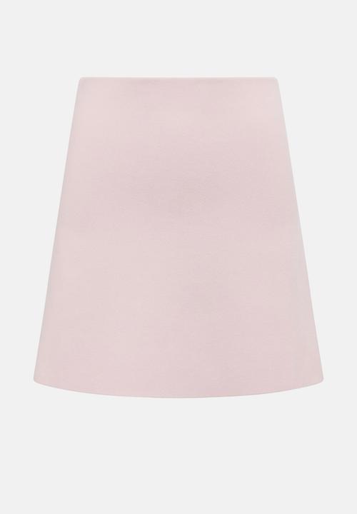 Forever New - Aria knit mini skirt in soft pink co ord