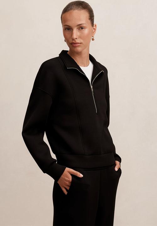 Forever New - Heidi seam detail lounge jumper in black